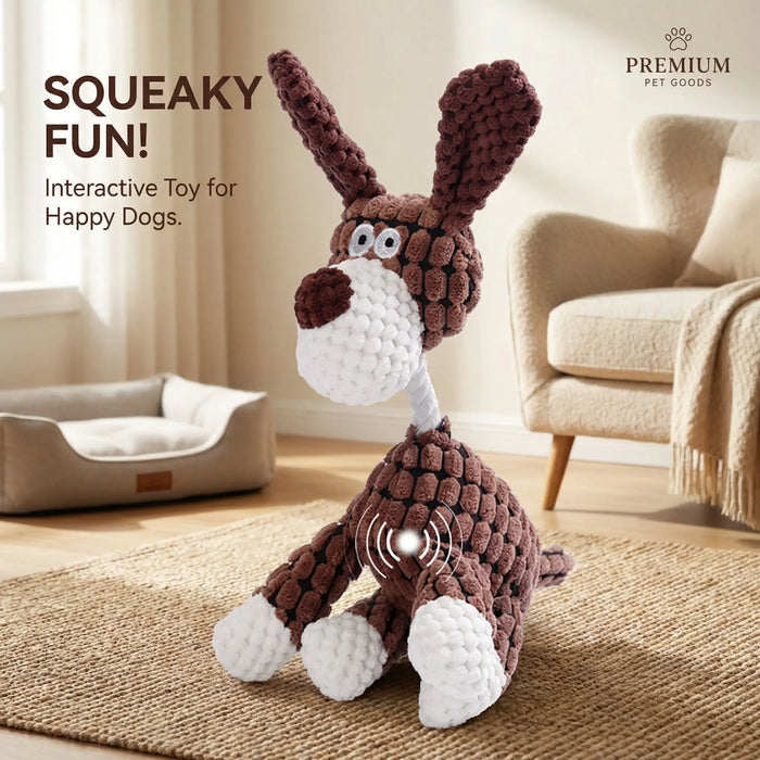 Interactive Dog Toy – Durable Squeaky Chew for Aggressive Dogs