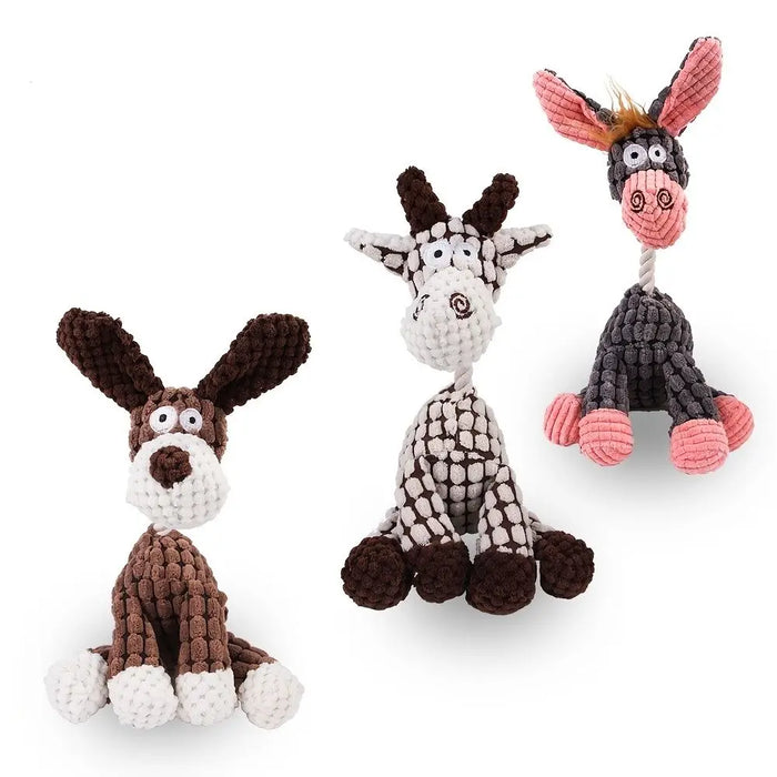 Interactive Dog Toy – Durable Squeaky Chew for Aggressive Dogs