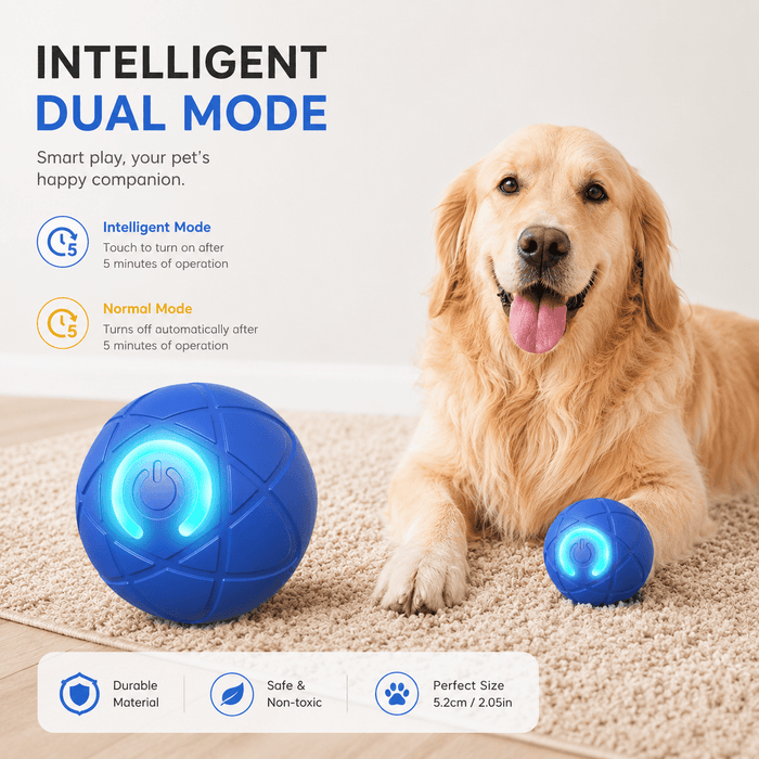 Interactive Pet Toy Ball – Smart Self-Moving