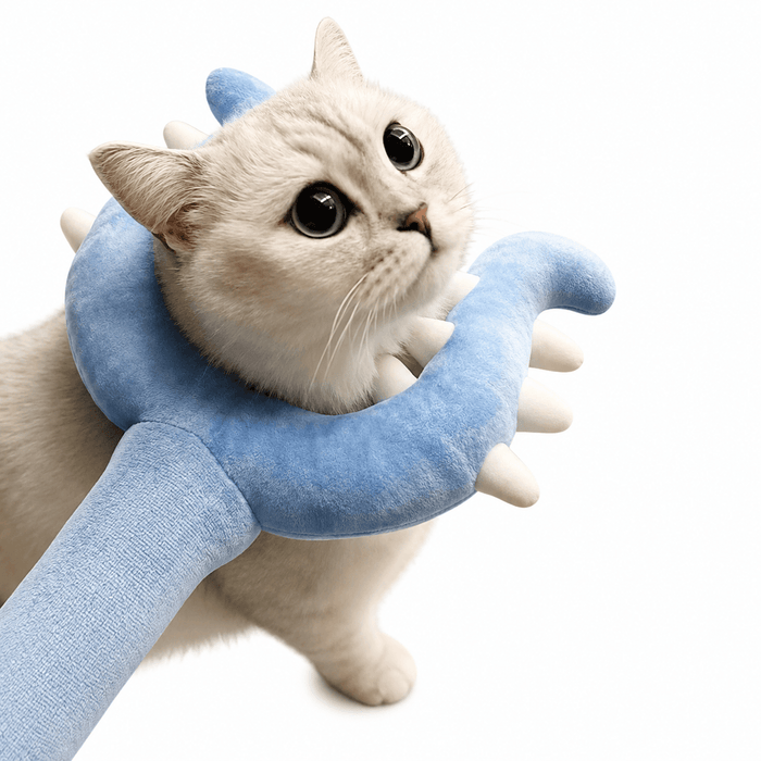 Interactive Plush Cat Toy – Long Teaser Wand for Indoor Cats Fursera