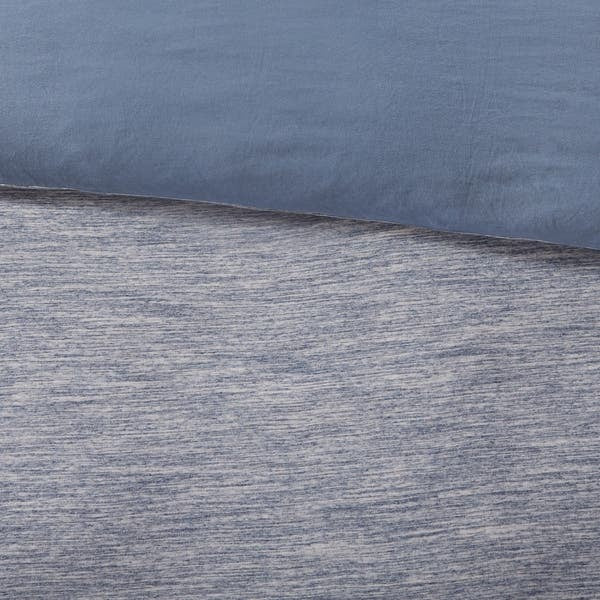 JLA Home Urban Habitat Space Dyed King/Cal King 3-Pc. Melange Cotton Jersey Knit Comforter Set