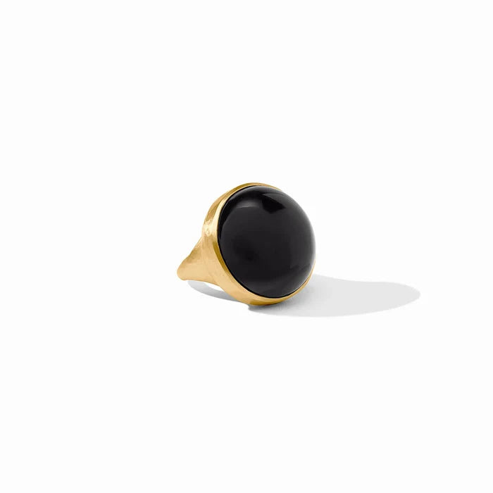 Julie Vos - Ring - Solara Statement - Obsidian Black - Size 8 - Findlay Rowe Designs