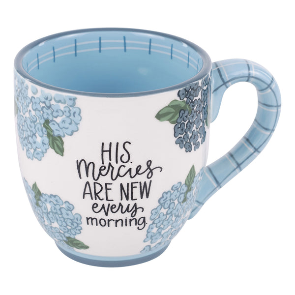 Jumbo Mug -Hydrangea Mercies Are New