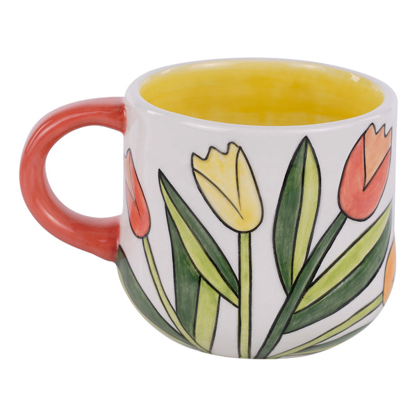 Jumbo Mug -Rejoice in the Lord Tulips
