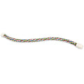 The JW Pet Comfy Bird Perch by JW Pet is a flexible, multicolored rope perch with white connectors—ideal as a bird perch and perfect for pet bird accessories. Displayed on a white background.