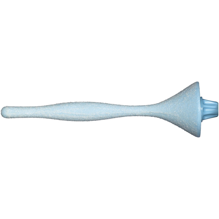 A single JW Sand Bird Perch by JW Pet is shown horizontally against a white background, with the textured end on the left and attachment end on the right, resembling a unique bird cage accessory.