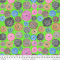 Kaffe Fasset for Free Spirit Fabrics  Disks - Lime || February 2023