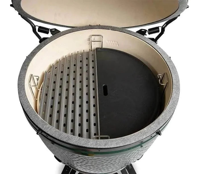Kamado Joe Half Moon Cast Iron Reversible Griddle for Big Joe 24" Grill Outdoor Grill Accessories 12023502