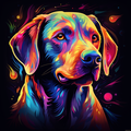 Kind Abstract Labrador