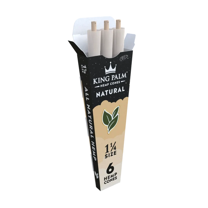 King Palm - Natural Hemp Cones (30ct)