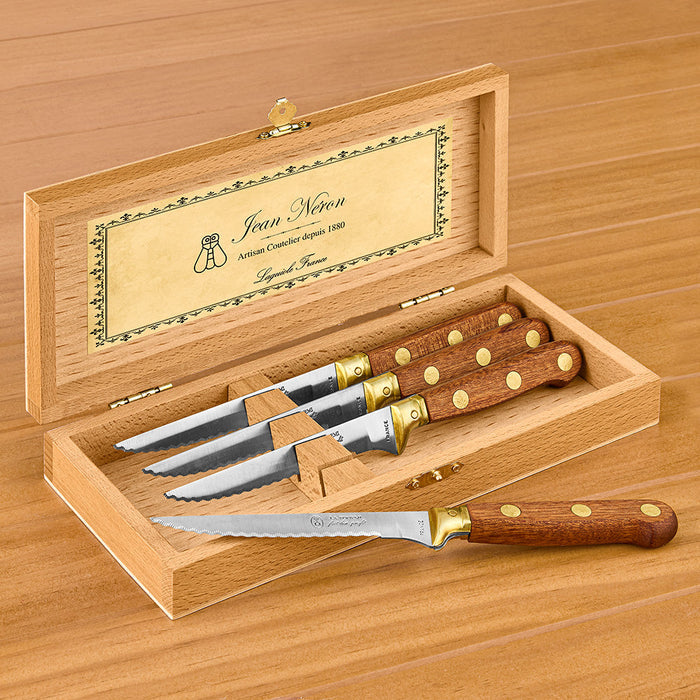 Laguiole La Fourmi Laiton Steak Knives, Set of 4