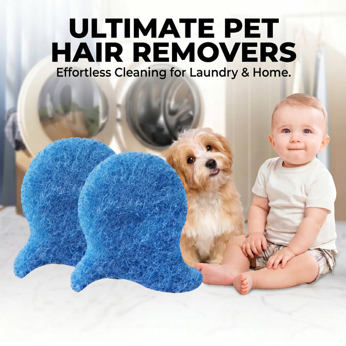 Laundry Pet Hair Remover Fish – Clean Clothes, Hair-Free Every Time