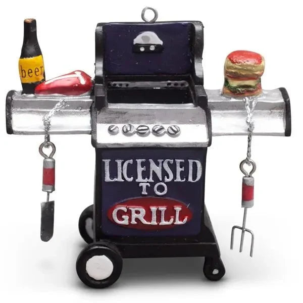 Licensed to Grill Christmas Ornament Holiday Ornaments 12028713