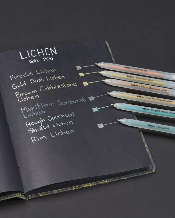 Lichen Metallic Gel Pen Pack