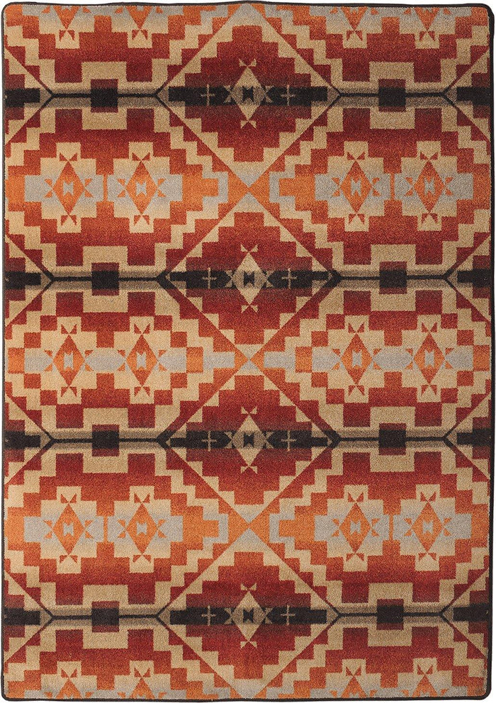 Life Path Fire Area Rugs made in the USA - Your Western Decor