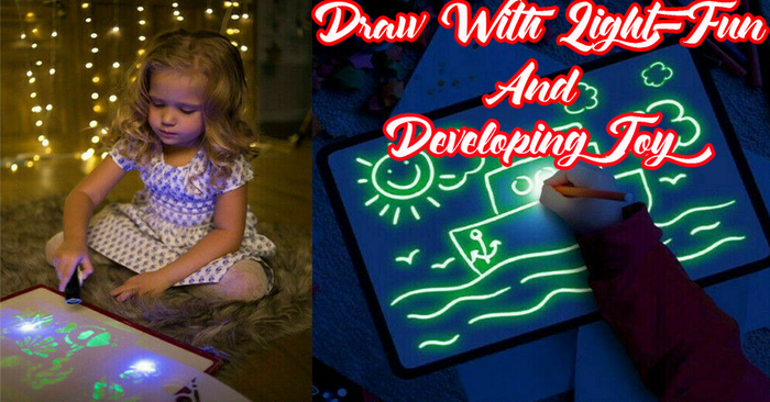 Light Drawing Pad - Fun And Developing Toy