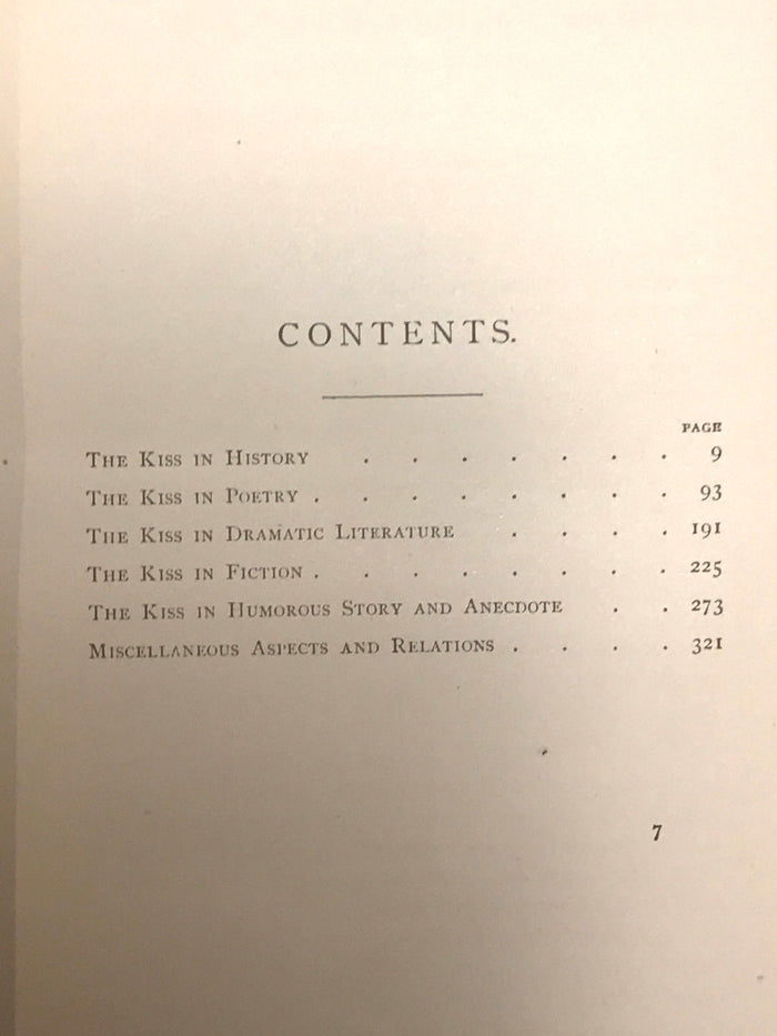 LITERATURE OF KISSING, Dr. C.C. Bombaugh, 1st/1st 1876, HISTORY POETRY FICTION