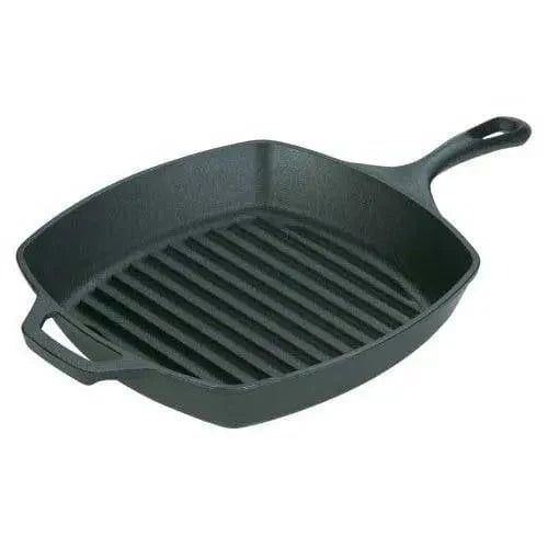 Lodge 10.5" Pre-Seasoned Cast Iron Square Grill Pan Griddles & Grill Pans 12022893