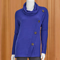Lulu-B Super-Soft Crossover Cowl Pullover