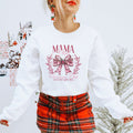 Mama Claus Coquette Christmas Women's Sweatshirt - Trendznmore
