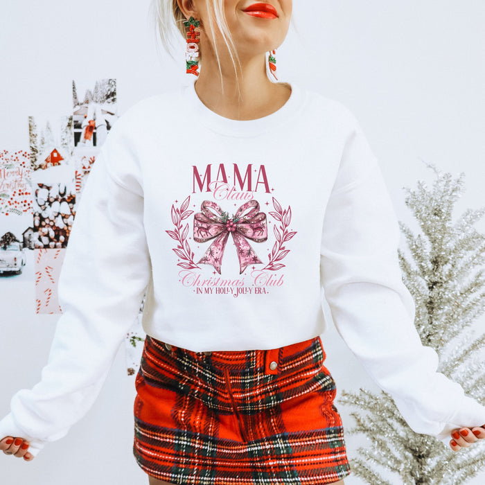 Mama Claus Coquette Christmas Women's Sweatshirt - Trendznmore