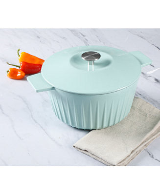Martha Stewart Collection 5-Qt. Enameled Cast iron Dutch Oven
