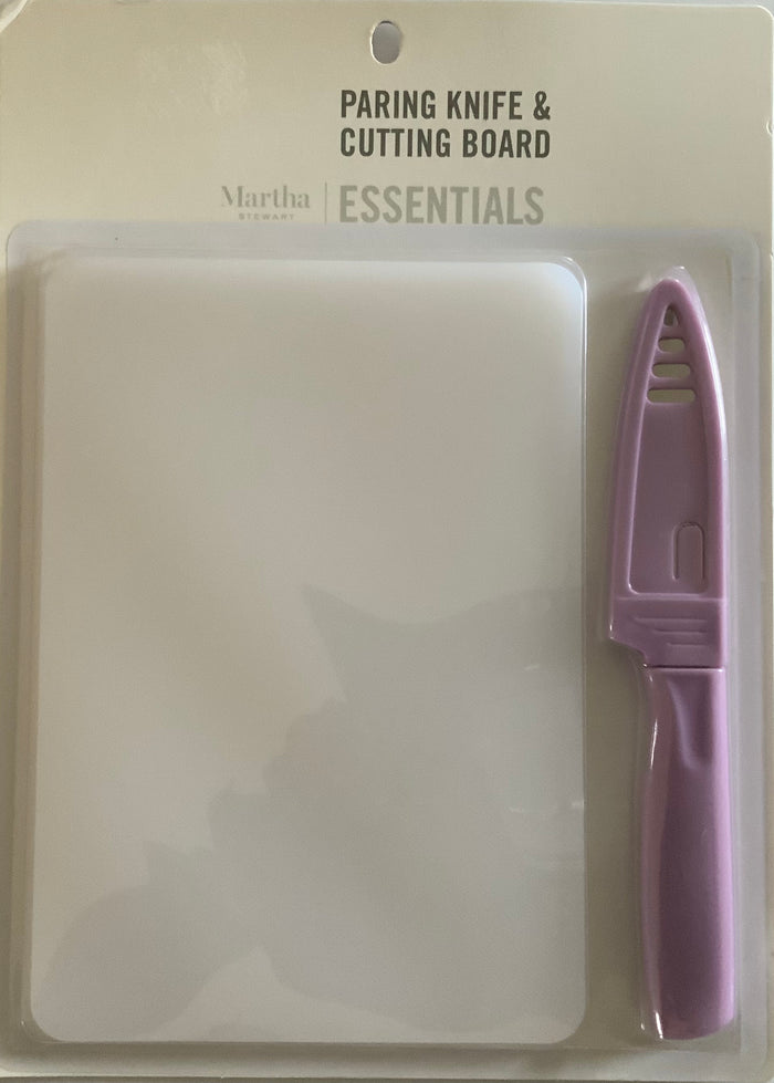 Martha Stewart Collection Paring Knife & Cutting Board , 2Pc Set