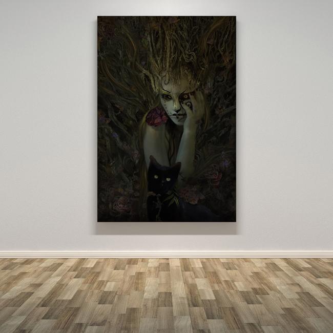 "Mask and Cat"
