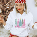 Merry & Bright Cute Christmas Hoodie - Trendznmore