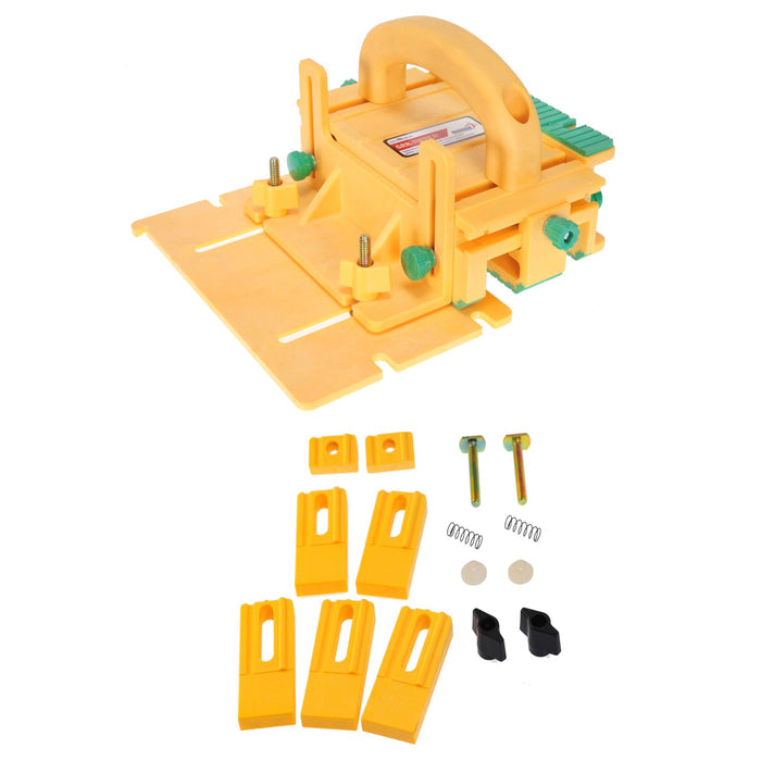 MICROJIG GRR-RIPPER GR-200,GRGH-040 Advanced 3D Pushblock With Gravity Heel Kit