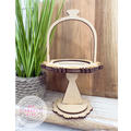 Mini Cloche Cake Display Interchangeable Base DIY Kit