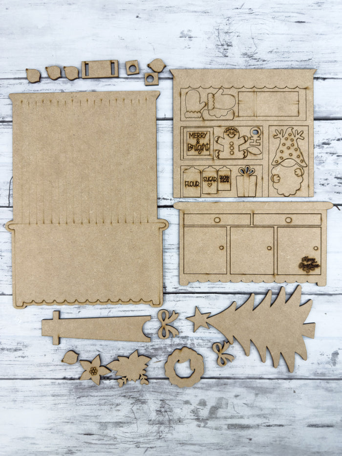Mini Gnome Christmas Tree Hutch DIY Craft Kit
