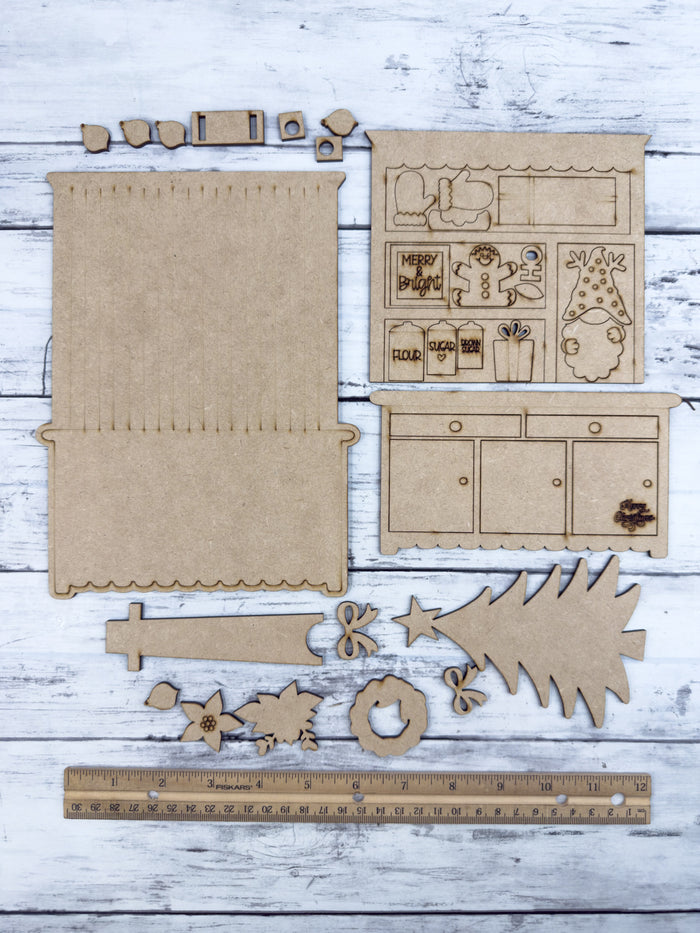 Mini Gnome Christmas Tree Hutch DIY Craft Kit