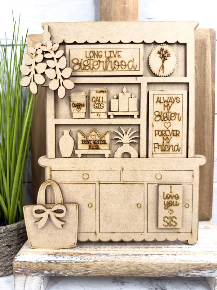 Mini Sisters Hutch DIY Craft Kit