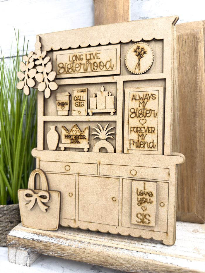 Mini Sisters Hutch DIY Craft Kit