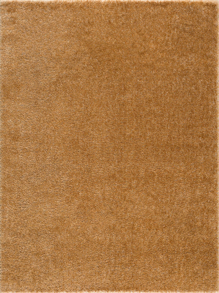 Modern Contemporary Solid Plush Gold Area rug - The Rug Decor