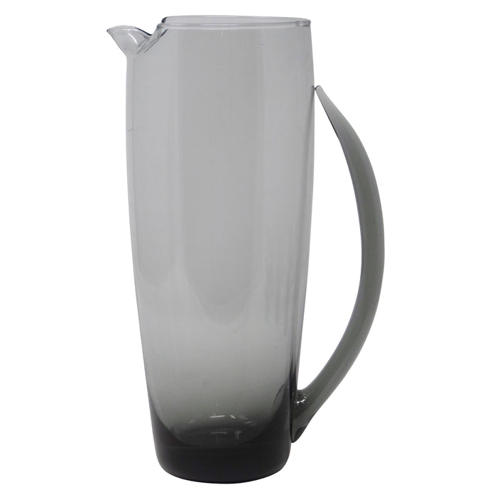 Vintage Morgantown Smoke Glass Cocktail Pitcher Set Pitcher | The Hour Shop