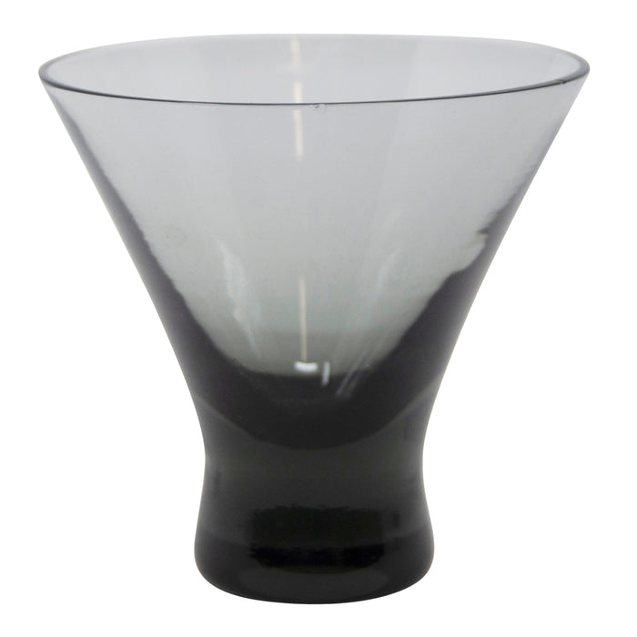 Vintage Morgantown Smoke Glass Cocktail Pitcher Set Glass | The Hour Shop