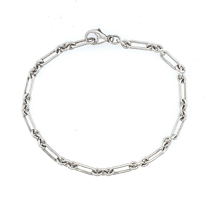 Multi-Link Chunky Paperclip Chain Bracelet