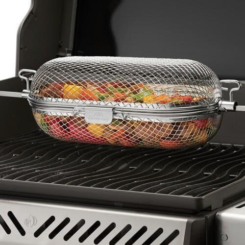 Napoleon Rotisserie Grill Basket Napoleon Indigo Pool Patio BBQ