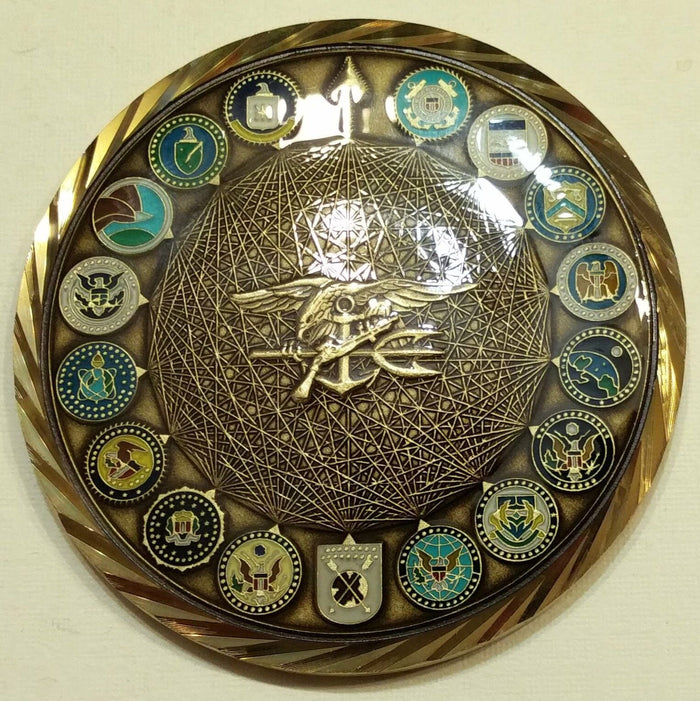 Navy SEALs Trident Spectre Spooks / Intelligence 2013 Navy Challenge Coin