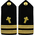 Navy Shoulder Board: Lieutenant Christian Chaplain - male