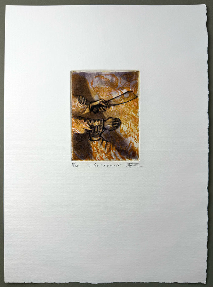 Nicole Rawlins — The Tower (Intaglio Print)