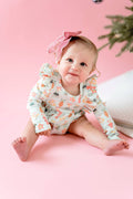 Ollie Jay - Leah Romper in Ornament | Baby Bubble: 18/24m