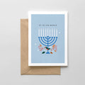 Oy to the World! Hanukkah Card