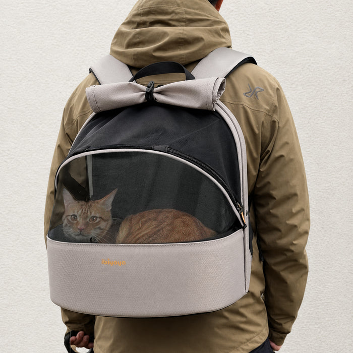 Panorama Zipper-Free Pet Carrier Backpack