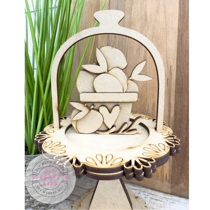 Peaches Cloche Cake display Add on Insert kit