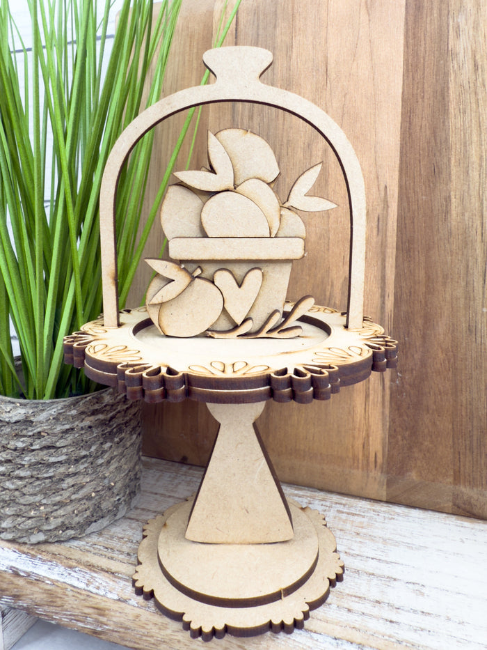 Peaches Cloche Cake display Add on Insert kit