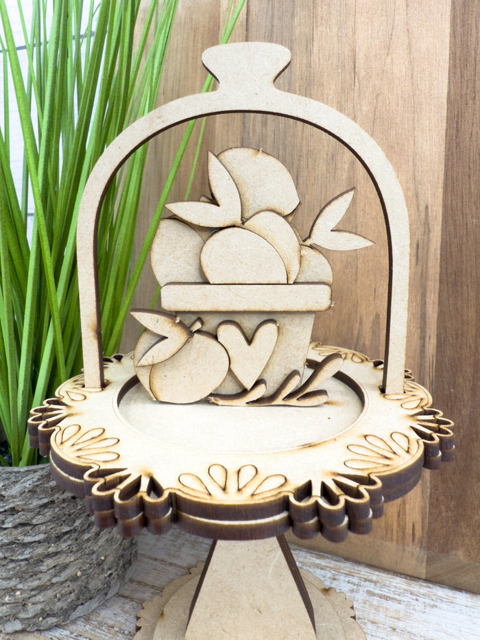 Peaches Cloche Cake display Add on Insert kit