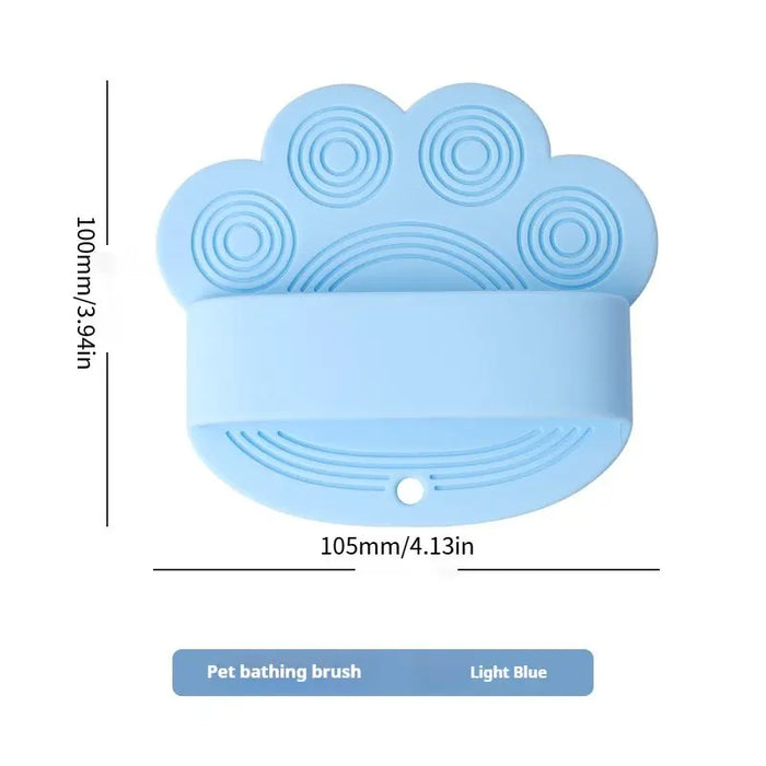 Pet Grooming Brush – Soft Bath & Massage Tool for Dogs & Cats